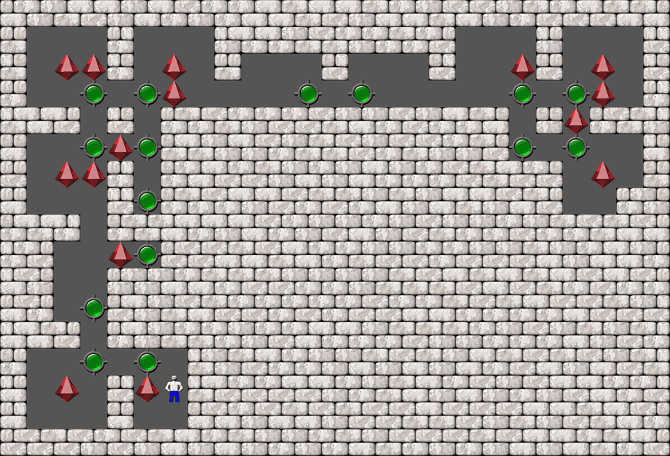 Sokoban Bugs509 collection level 450